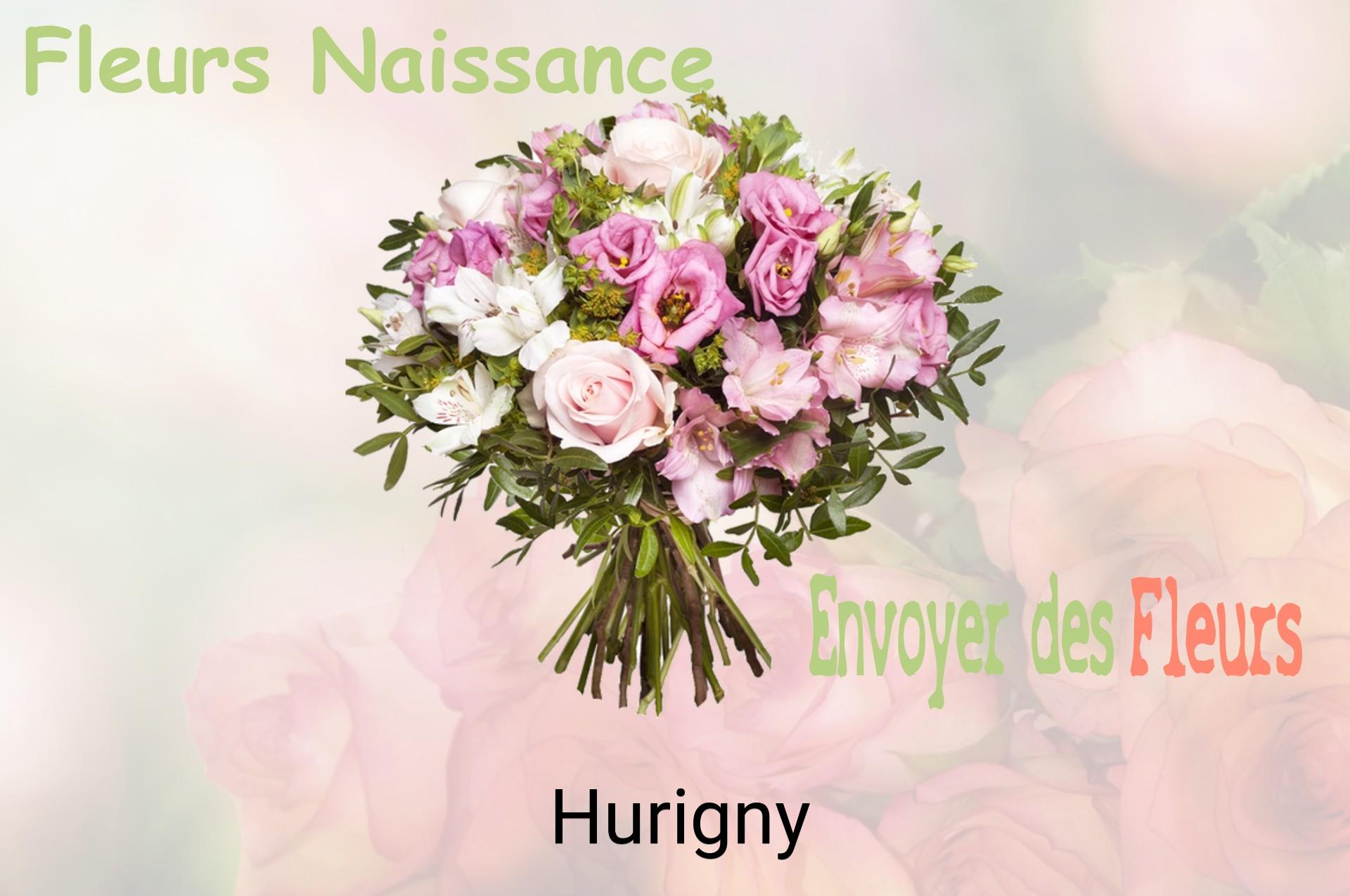 Bouquet de fleurs de naissance livré à Hurigny